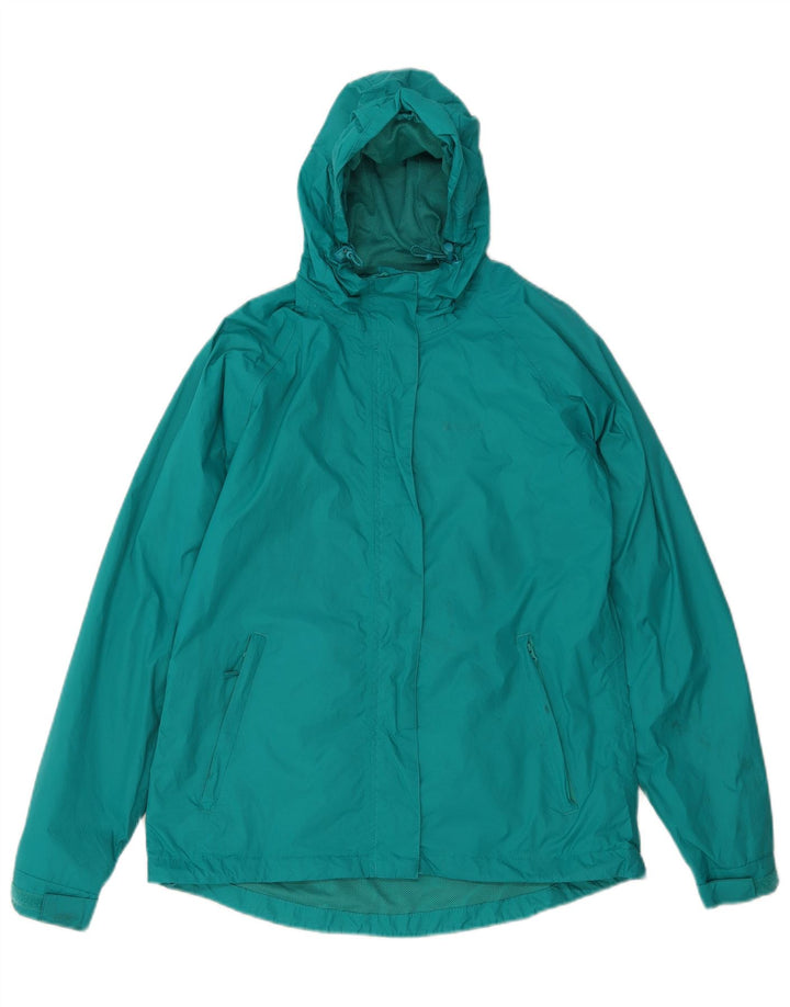 MOUNTAIN WAREHOUSE Damska kurtka przeciwdeszczowa z kapturem UK 10 Small Turkus