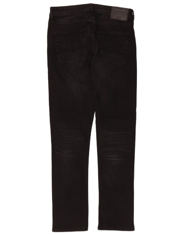 Męskie jeansy Jack & Jones GLENN Slim W31 L32 Czarne bawełniane