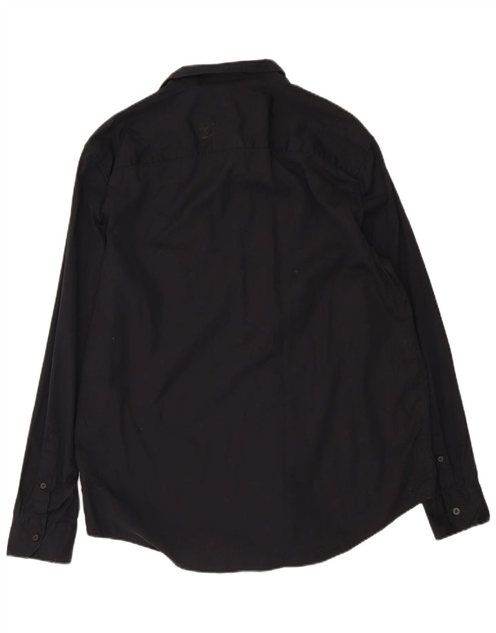 Koszula męska CALVIN KLEIN, średnia czarna, bawełniana