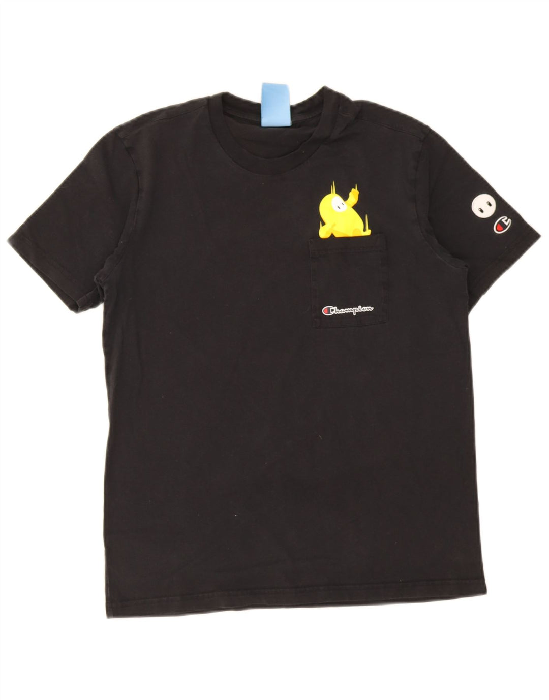 Męski T-shirt Champion z grafiką Top XS, czarny