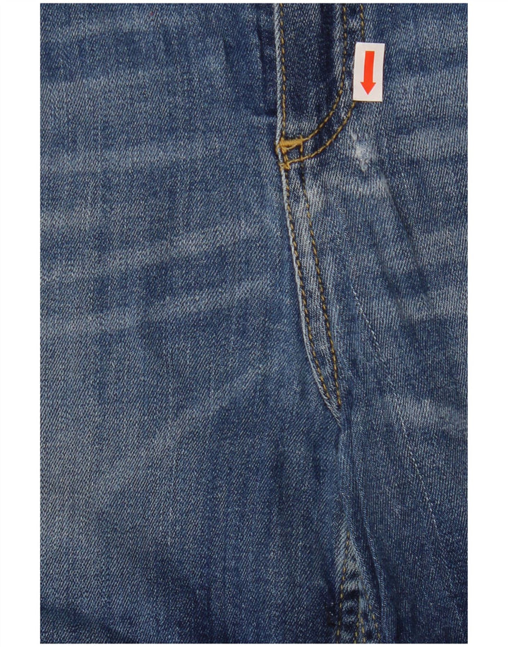 Damskie spodenki jeansowe MASSIMO DUTTI W32, duże, niebieskie, bawełniane