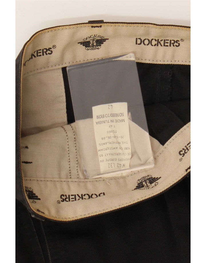 Męskie spodnie chino Dockers W42 L32 czarne