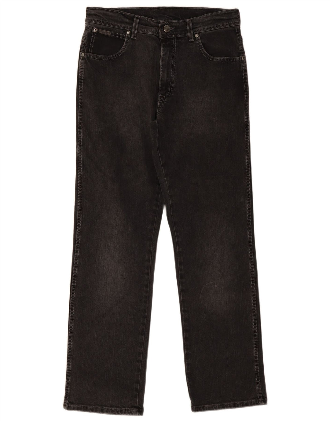 Męskie jeansy Wrangler Texas Stretch Straight W32 L30 Czarna bawełna