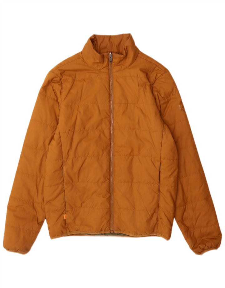 Męska wyściełana kurtka oversize Timberland UK 36, mały, brązowy poliester
