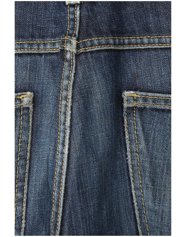 Daniele Alessandrini Męskie proste dżinsy W36 L31 Niebieska bawełna