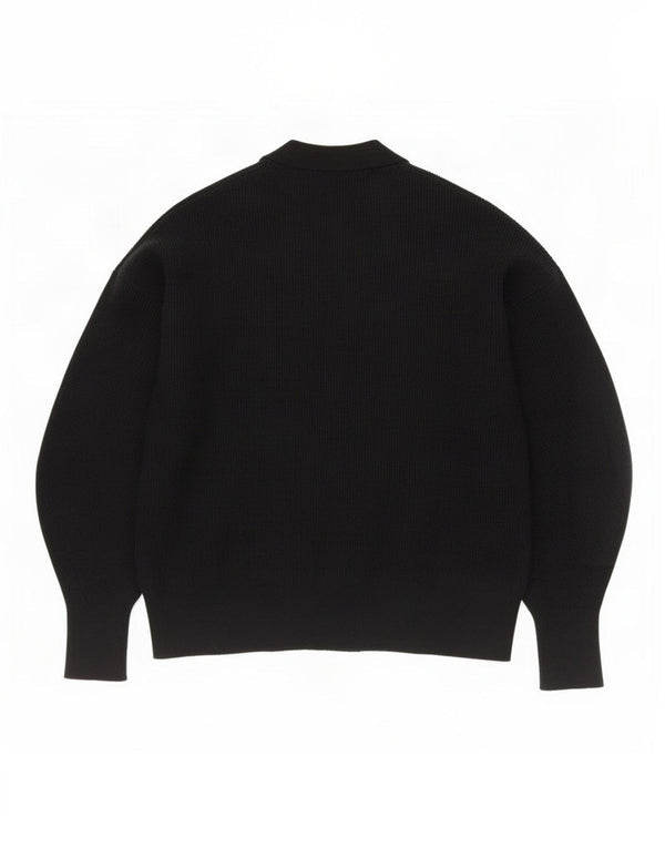 Zara Womens Cardigan Sweater UK 14 Medium Black