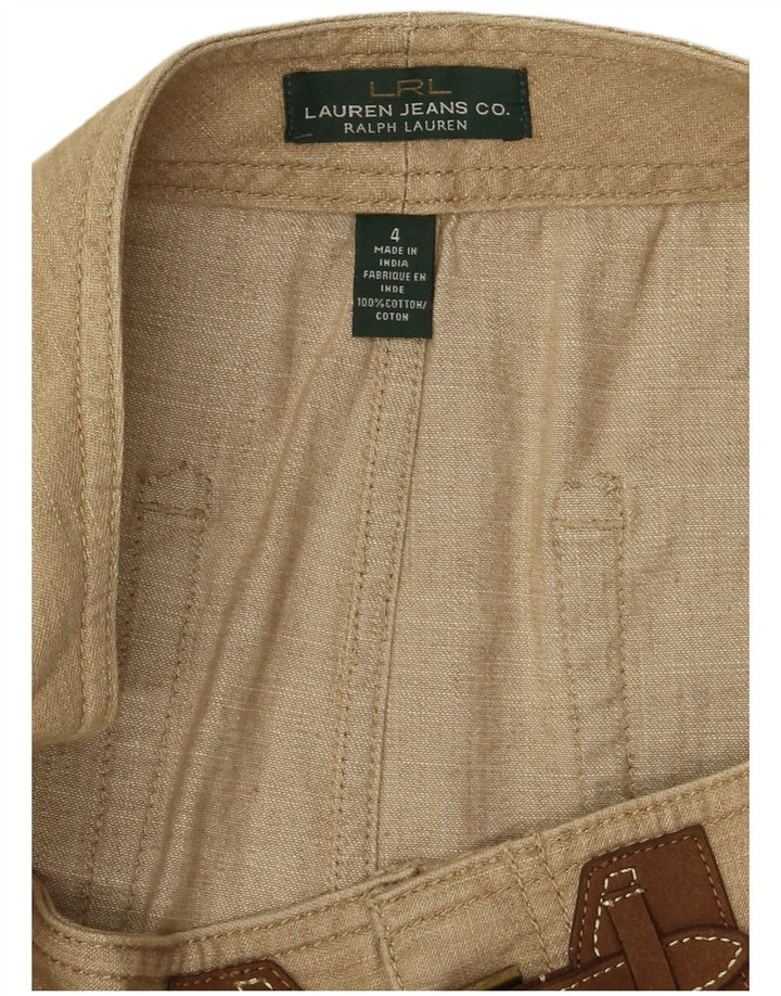 RALPH LAUREN Damska spódnica ołówkowa US 4 Small W30 Beżowa bawełna