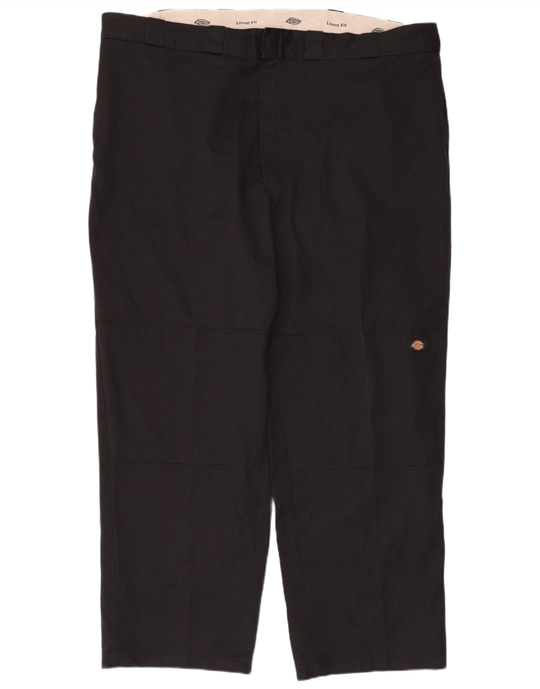 Męskie spodnie cargo Dickies o luźnym kroju W48 L32 Czarny poliester