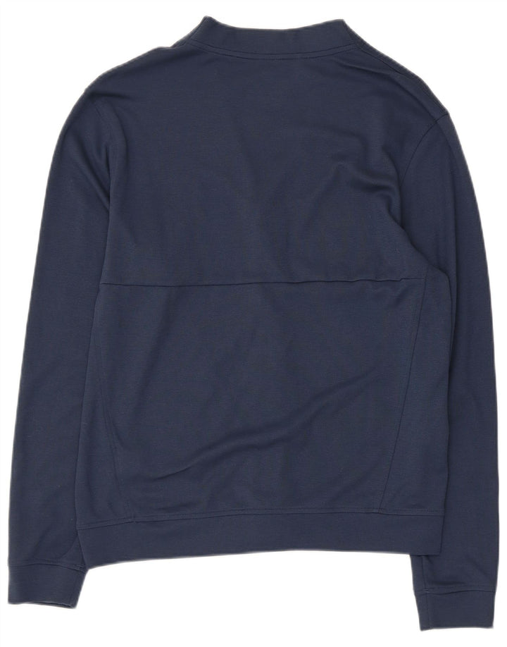 Adidas Męska bluza dresowa, mała, granatowa, bawełniana