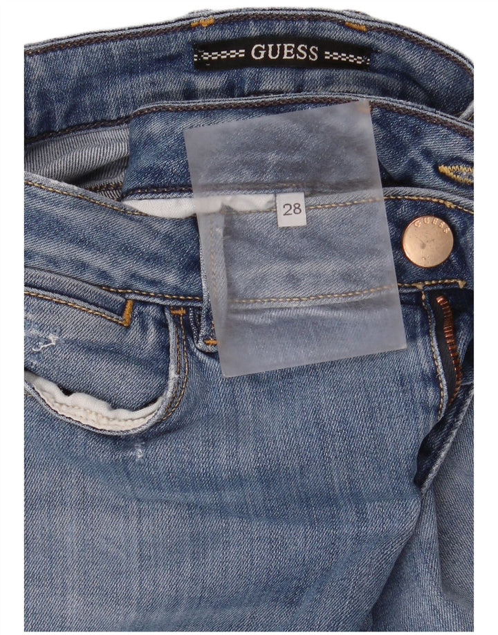 Damskie dżinsy Guess Jegging W28 L30 Niebieskie