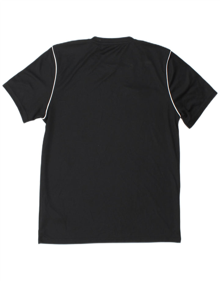 Męski T-shirt Nike Dri Fit Slim Fit, duży, czarny poliester
