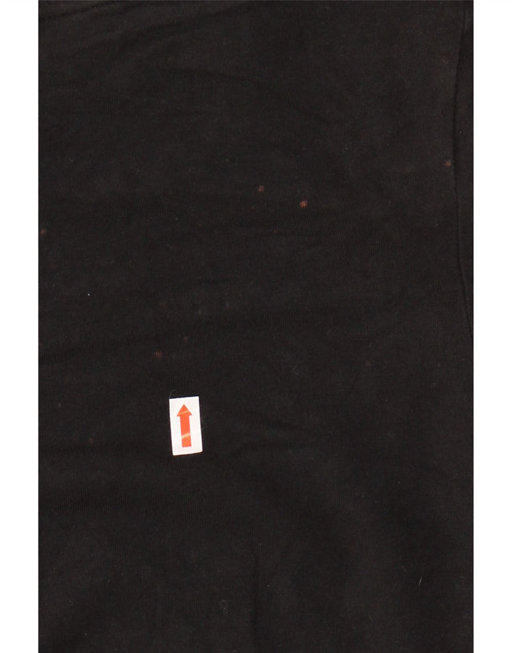 Damska koszulka ADIDAS Top UK 12, średnia czarna bawełna