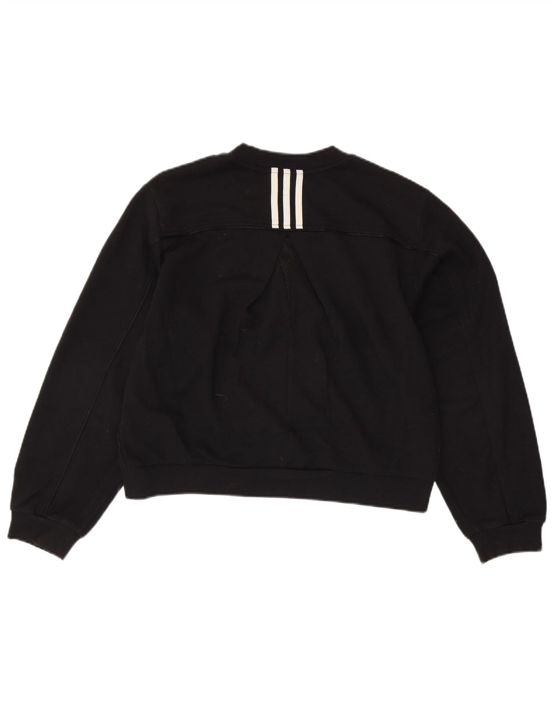 Damski sweter oversize ADIDAS Crop UK 8/10 Small Black