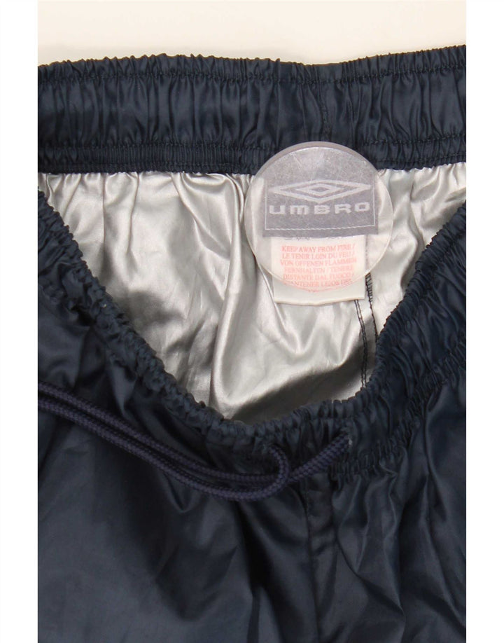 Męskie spodnie dresowe Umbro, małe, granatowe, poliestrowe