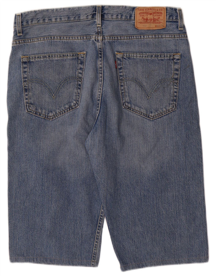 Męskie spodenki jeansowe Levi's 752 W36, duże, niebieskie, bawełniane