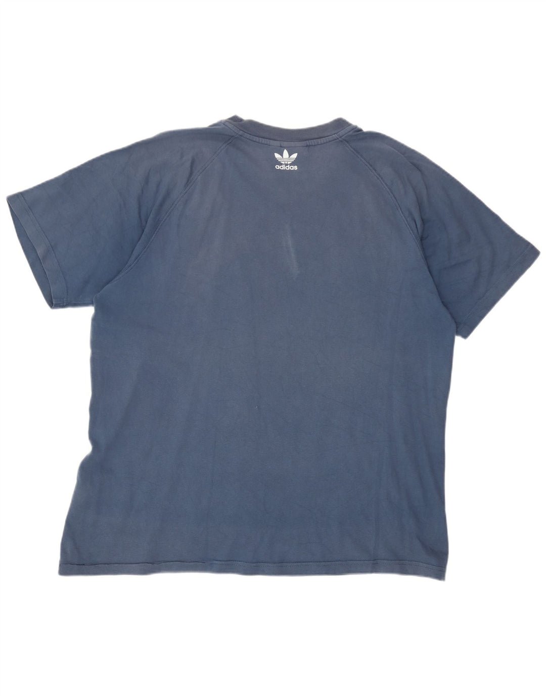 Męska koszulka graficzna Adidas Top Medium Blue Cotton