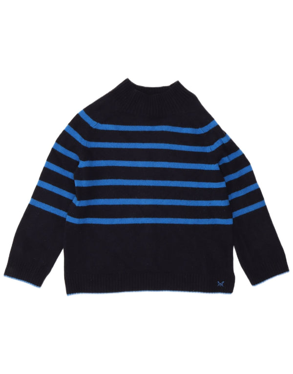 Crew Clothing Damski sweter z golfem UK 12, średni granatowy