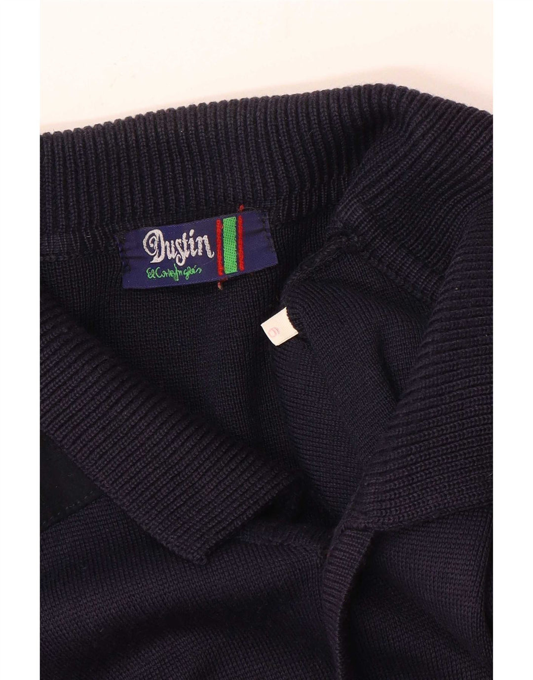 Vintage męski sweter rozpinany, duży, granatowy