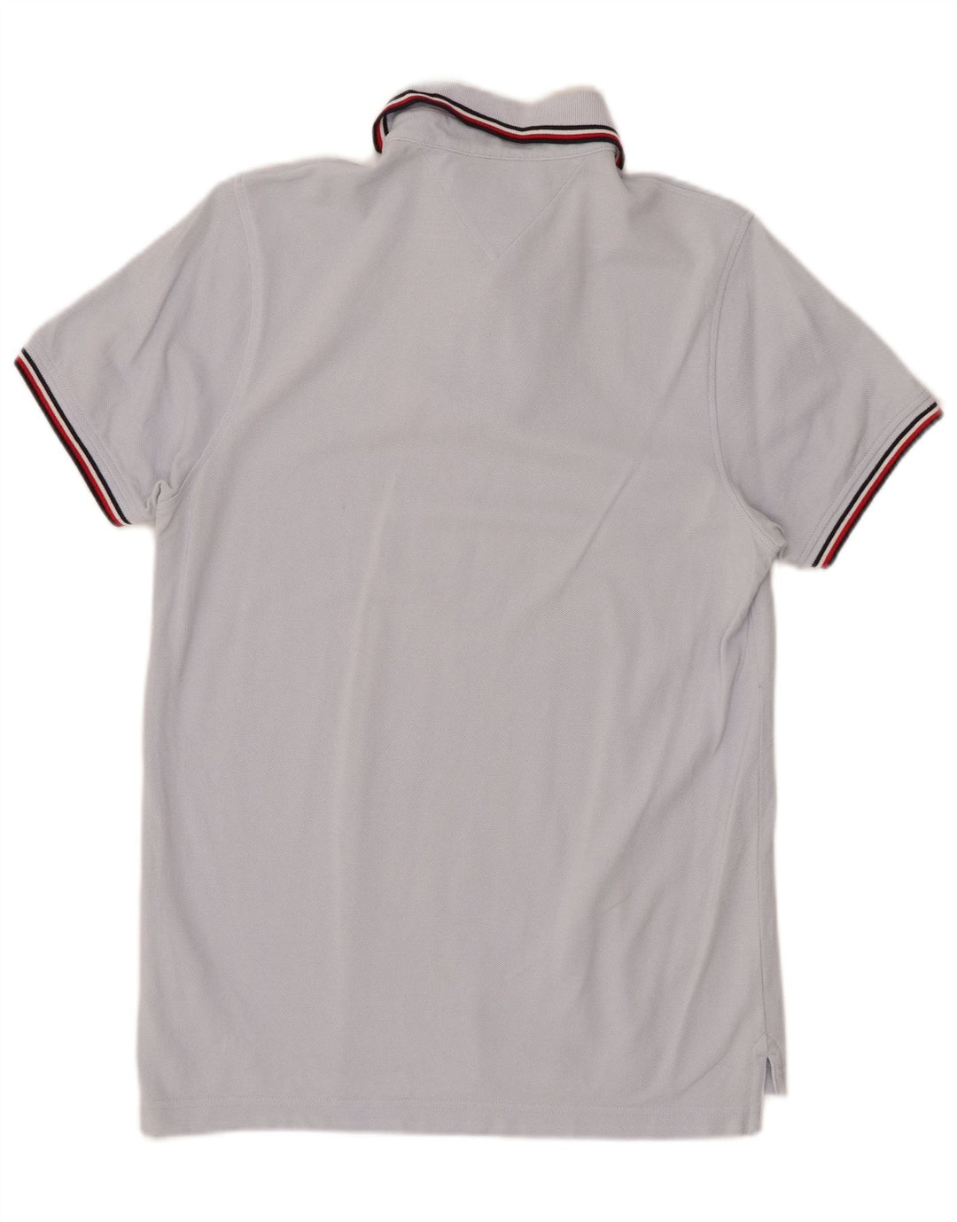 Męska koszulka polo slim fit TOMMY HILFIGER, mała, niebieska, bawełniana