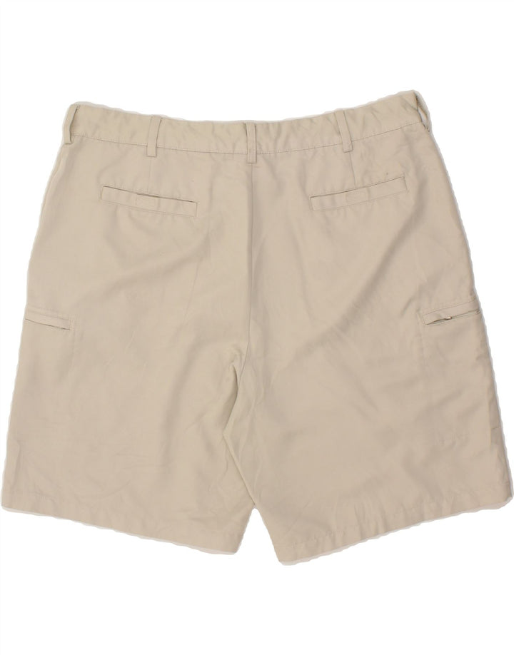 IZOD Mens Cargo Shorts W40 XL Beige Polyester Vintage Izod and Second-Hand Izod from Messina Hembry 