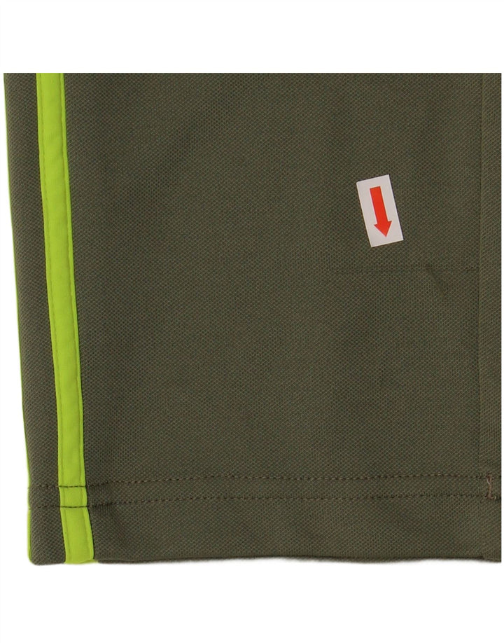 Chłopięce spodnie dresowe ADIDAS Climalite 11-12 lat, khaki, poliester