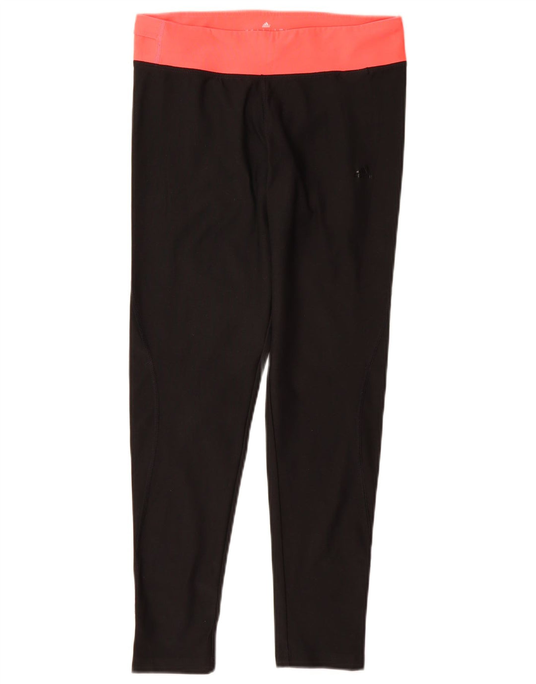 Damskie legginsy ADIDAS Climalite UK 8/10, małe, czarne, z blokami kolorów