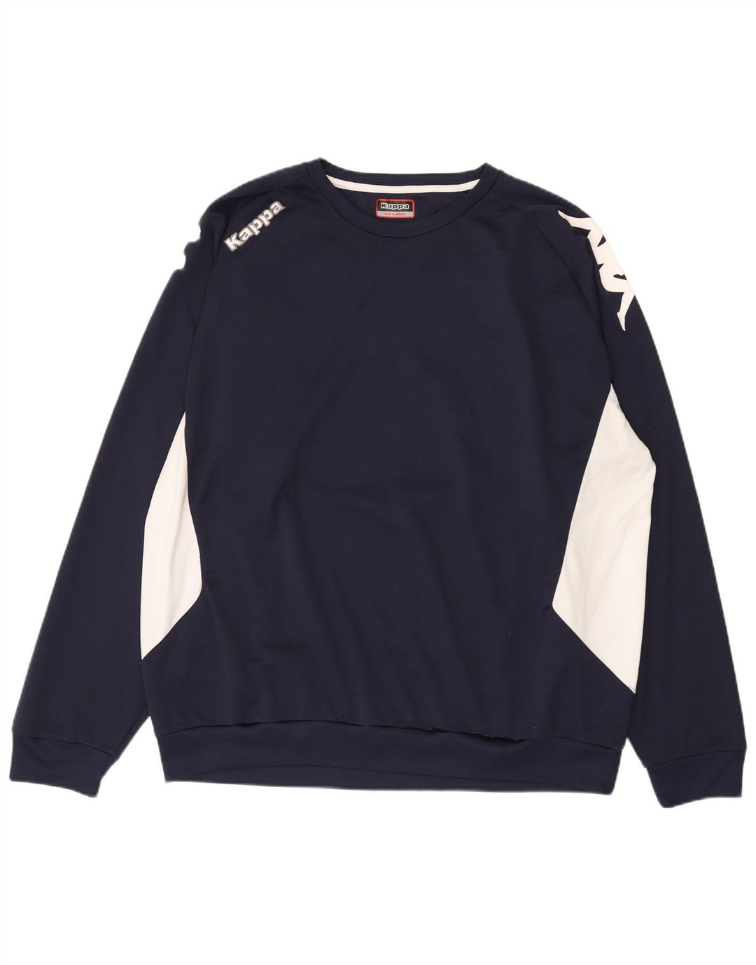 Męski sweter Kappa 3XL, granatowy, blok kolorów