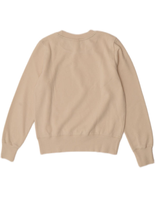 Damska bluza Champion Crop Graphic Jumper UK 10 Small Off White Cotton