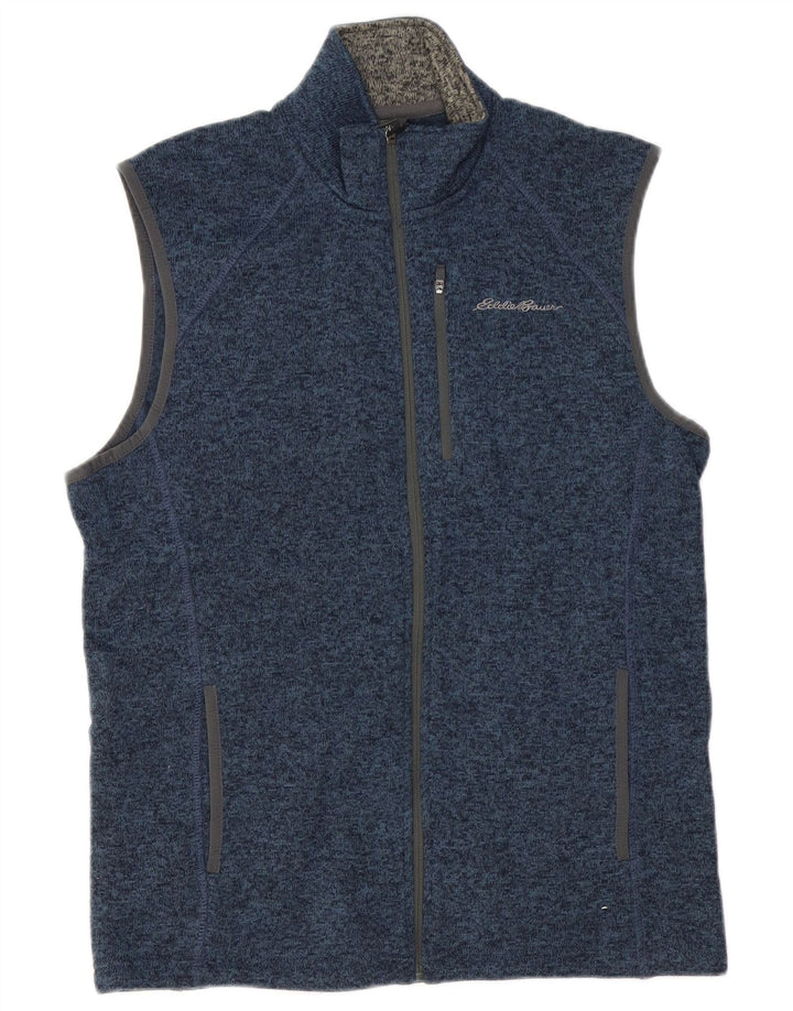 Męska kurtka dresowa bez rękawów EDDIE BAUER w kolorze średnioniebieskim z plamkami