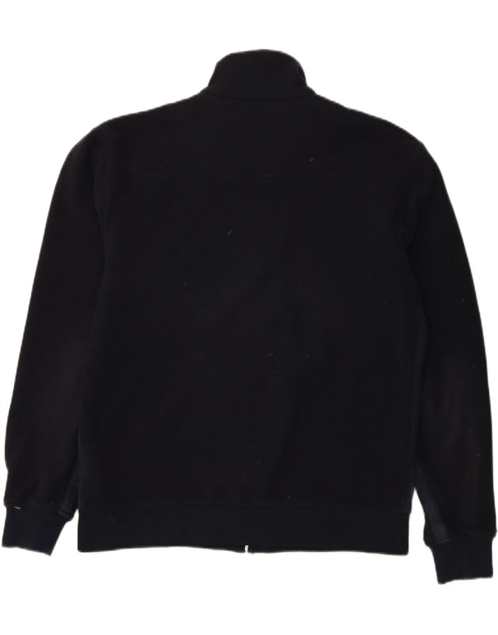 CHAMPION Mens Graphic Fleece Jacket UK 44 2XL Navy Blue Polyester