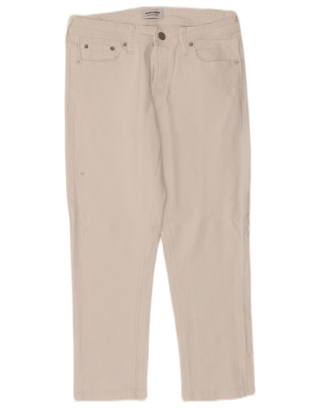 Męskie jeansy slim fit Jack & Jones W30 L26 Biała bawełna