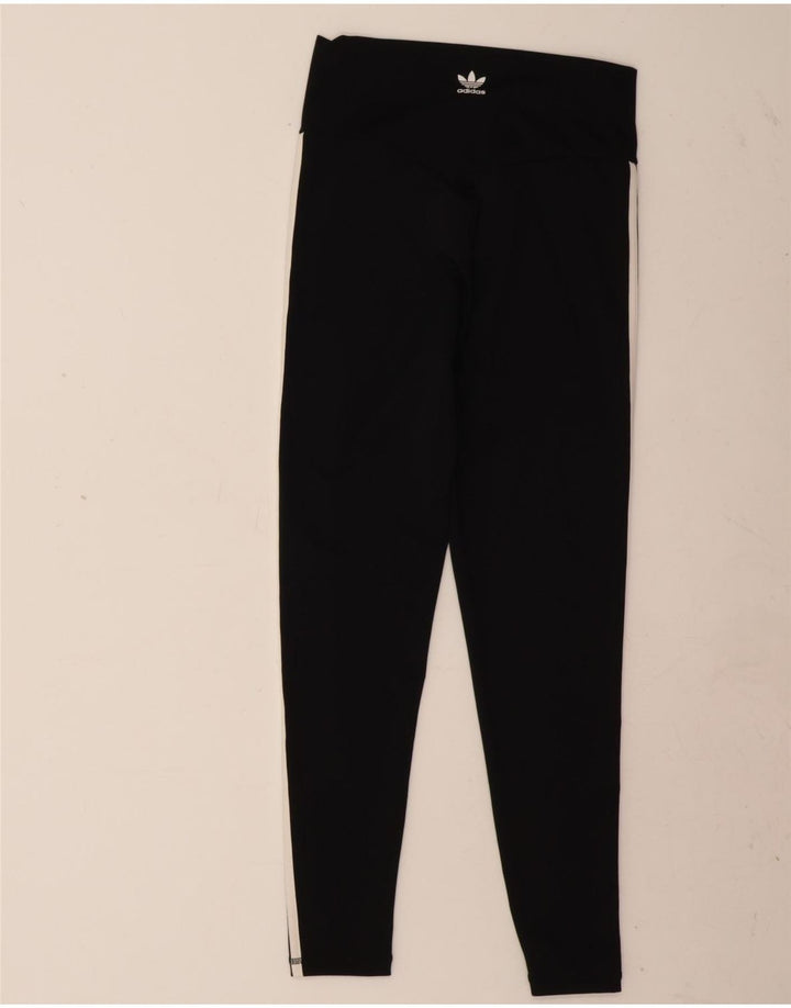 Legginsy damskie Adidas UK 16/18, duże, czarne, poliestrowe