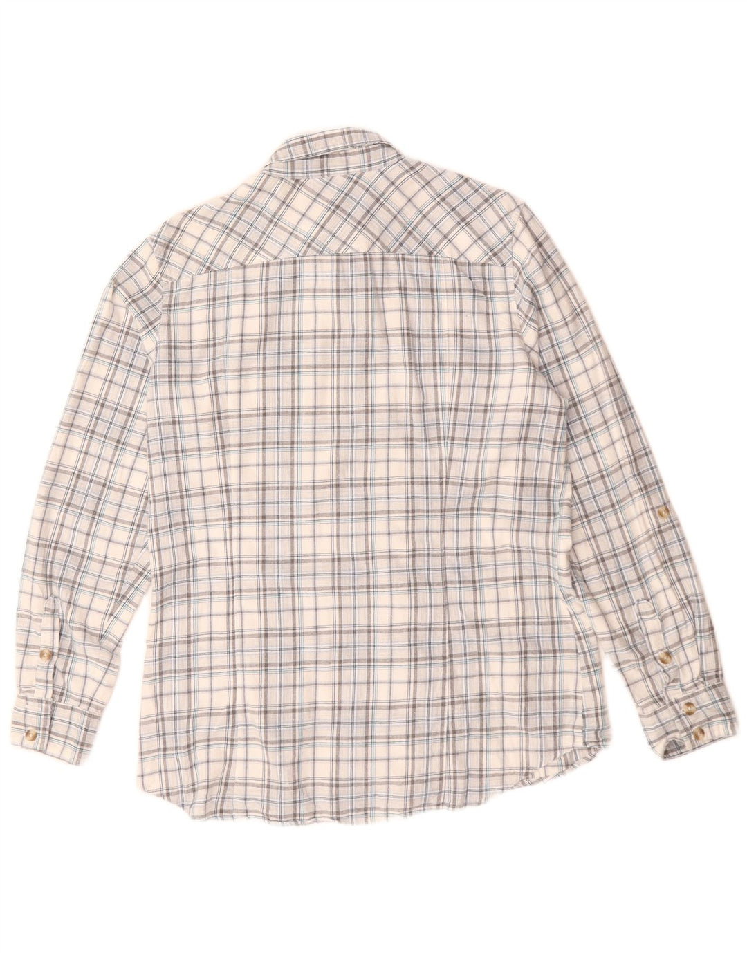 Koszula damska EDDIE BAUER UK 16, duża, bawełniana w szarą kratę