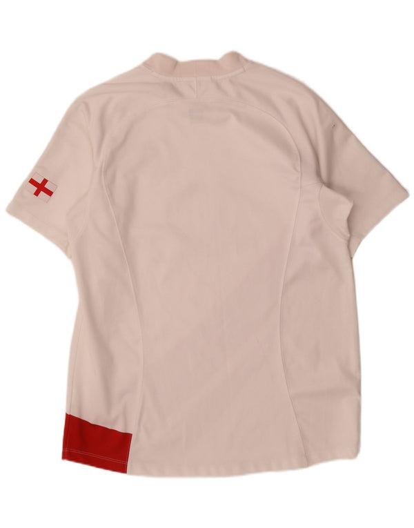 Męski T-shirt z grafiką Nike, poliester w kolorze średniej bieli, z blokami kolorów