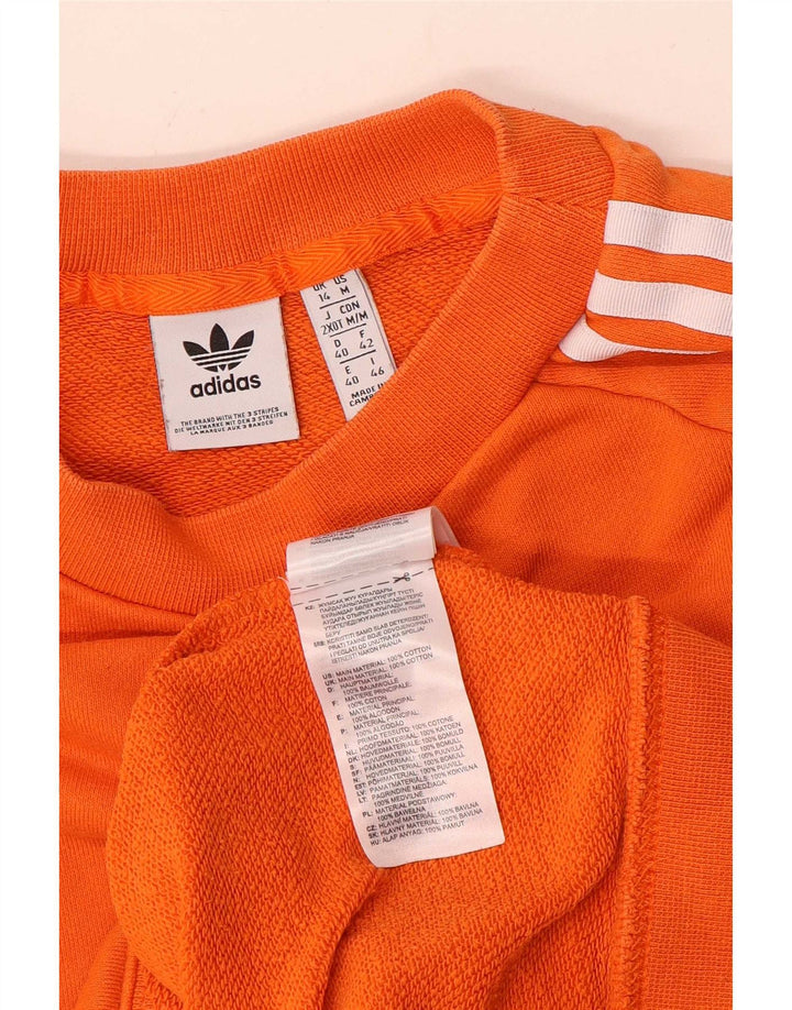 Bluza damska Adidas Jumper UK 14 Średnia pomarańczowa bawełna