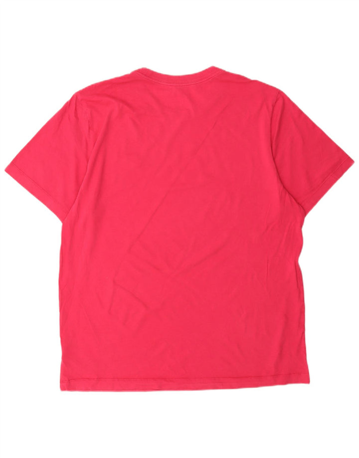 Damski T-shirt Nike, duży, różowy, bawełniany