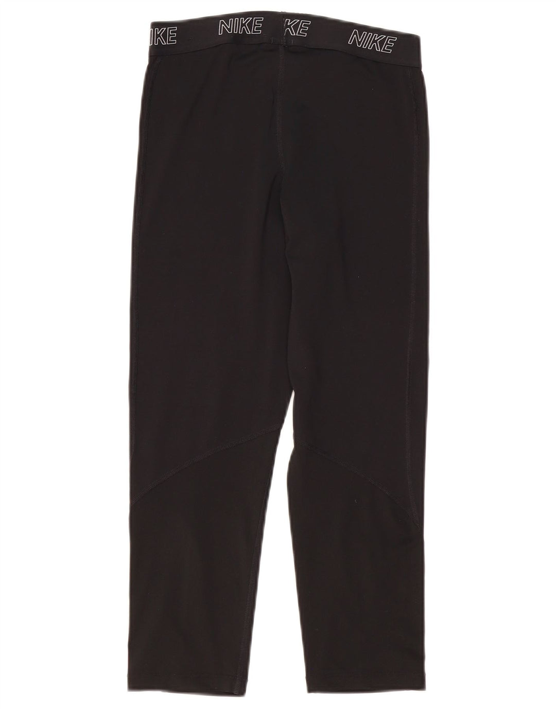 Damskie legginsy Nike Dri Fit Graphic Capri UK 12, średnie czarne