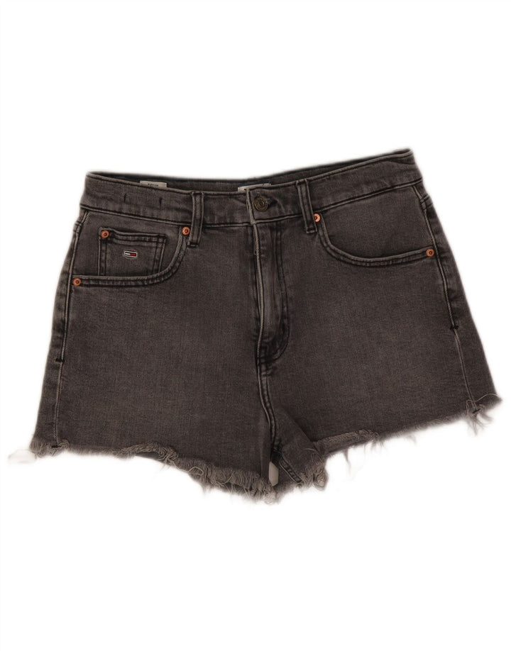 Damskie spodenki jeansowe Tommy Hilfiger W27 Small, szare, bawełniane