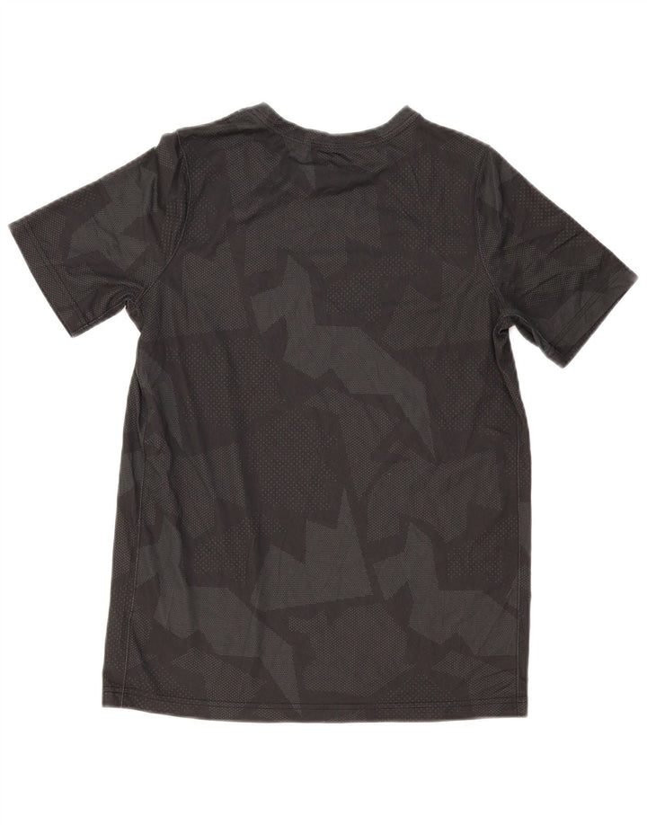 Chłopięcy T-shirt Nike Rafa 13-14 lat XL, szary, geometryczny poliester