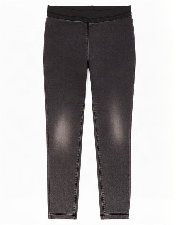 Marks & Spencer Damskie jeansy Jegging UK 12 Medium W32 L28 Czarna bawełna