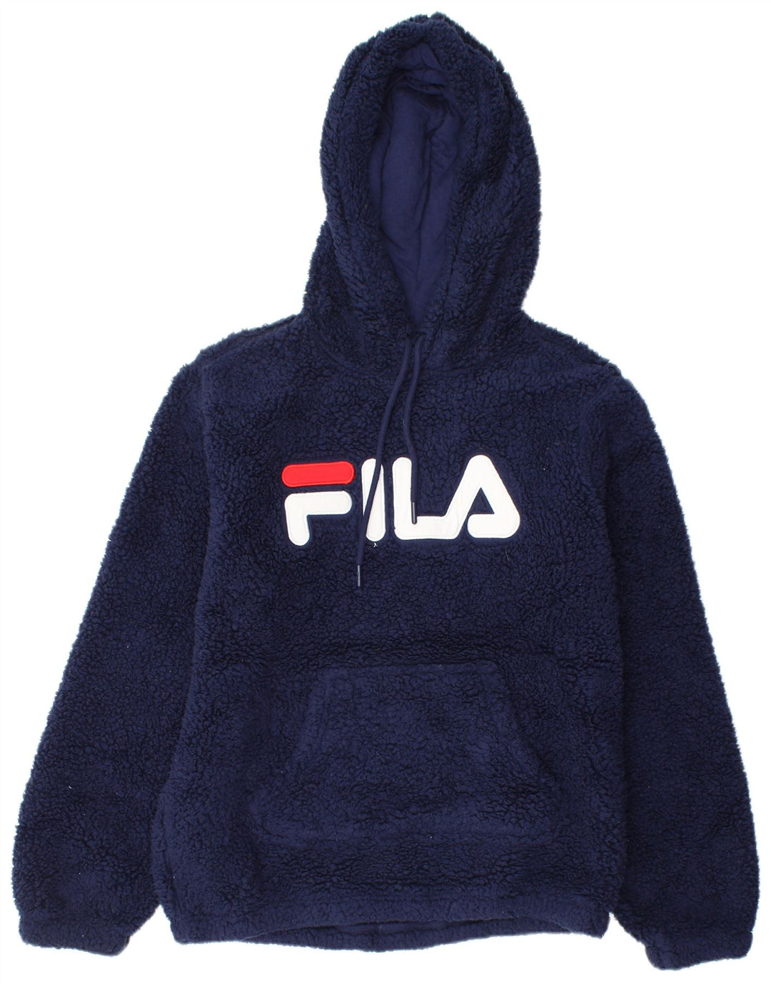 Damska bluza polarowa FILA z grafiką, UK 14, średni granatowy poliester