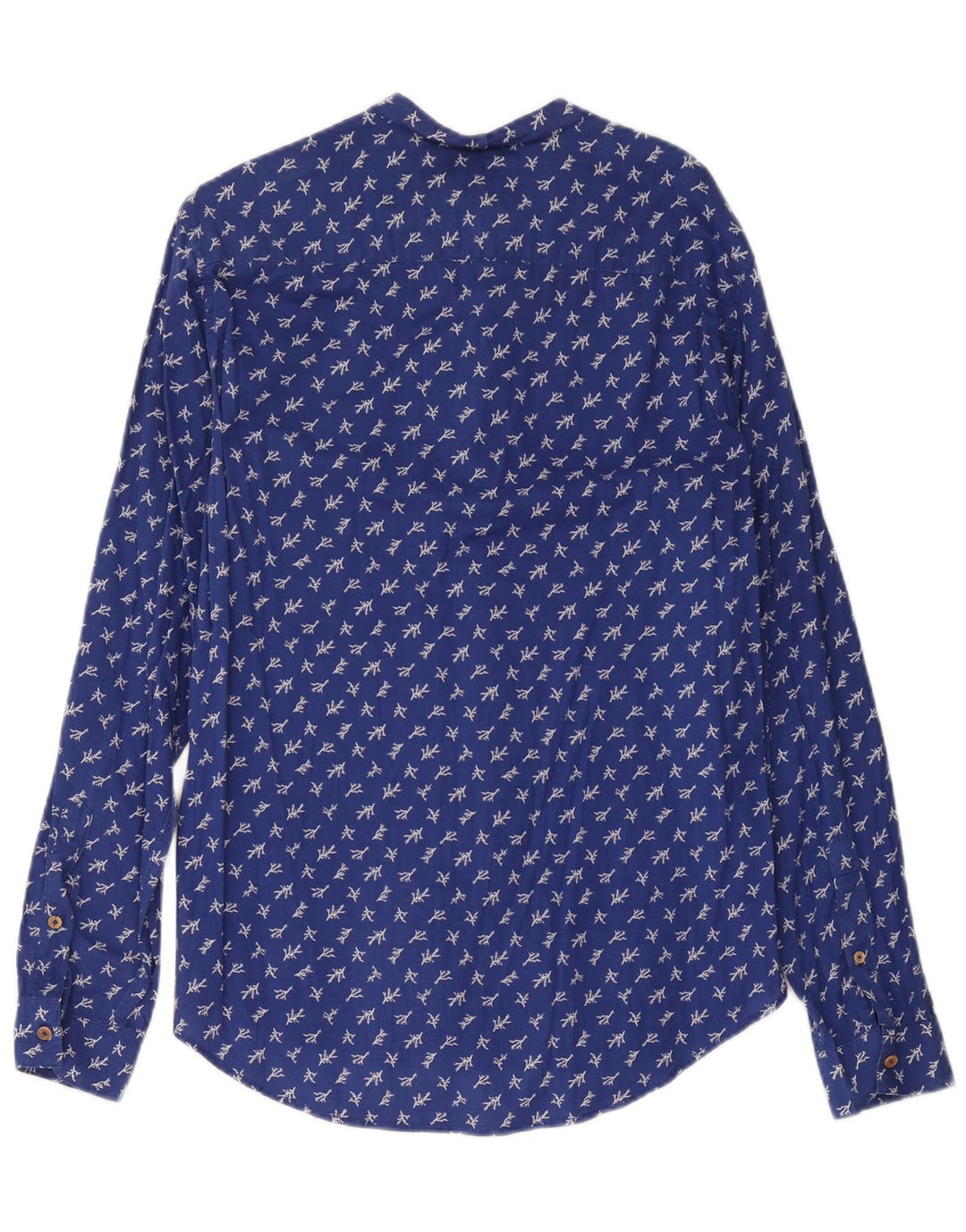Koszula męska Benetton XS, niebieska w kwiaty