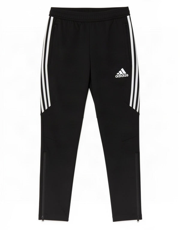 Damskie spodnie dresowe Adidas Climalite UK 10, małe, czarne, poliestrowe