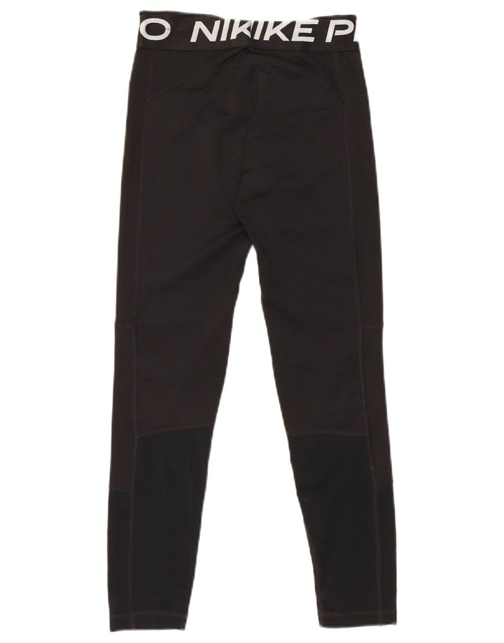 Chłopięce legginsy Nike Dri Fit z grafiką 10-11 lat, średni czarny kolor