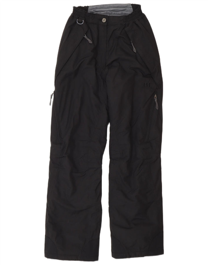 Damskie spodnie narciarskie Helly Hansen UK 6 XS, czarny nylon