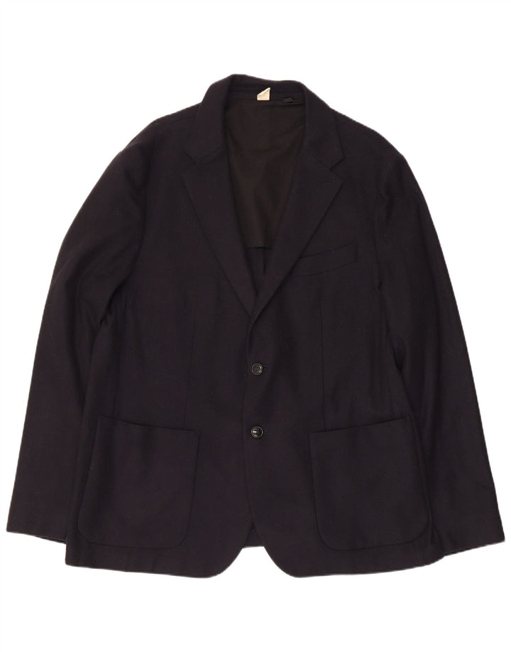 Męska marynarka zapinana na 2 guziki Ted Baker, rozmiar 6, 2XL, granatowa