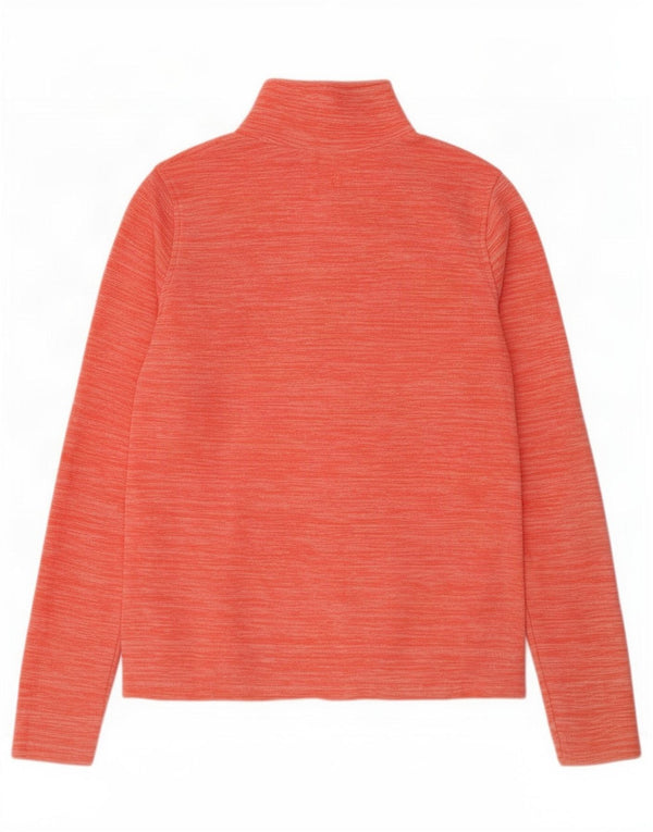 Damski sweter polarowy Mountain Warehouse z zamkiem błyskawicznym UK 12, średni, różowy, nakrapiany