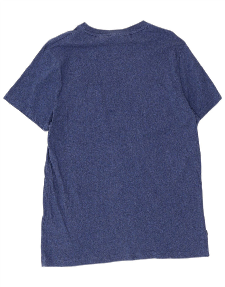 T-shirt męski Superdry, top XL, niebieska, bawełniana