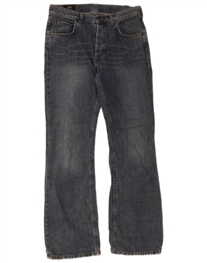 Męskie jeansy Lee Denver Bootcut W34 L34, granatowe, bawełniane