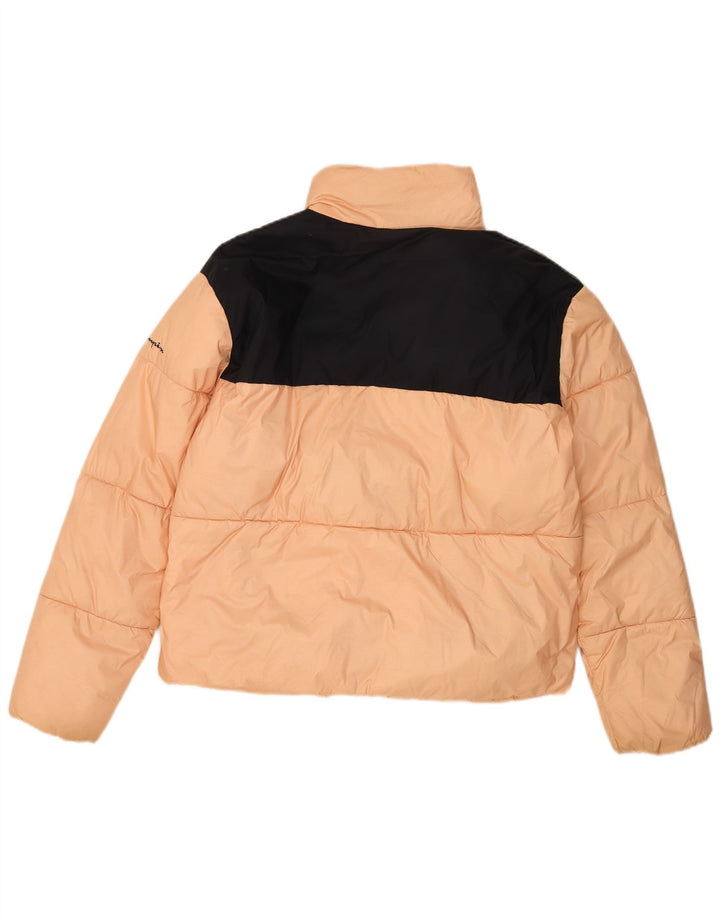 Damska kurtka Champion Graphic Padded Jacket UK 14 w kolorze średniej pomarańczy